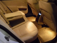 Коврики в салон текстиль для BMW 7**-Li F02 RWD 2009-2012 LINER 3D VIP с бортиком бежевые