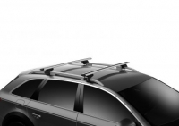 Багажник на крышу Thule WingBar EVO Black крыловидный для  CADILLAC BLS  (06-10) универсал 5d  на рейлинги