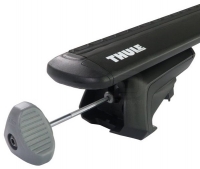 Багажник на крышу Thule WingBar EVO Black крыловидный для  TOYOTA Yaris Verso  (00-05) минивэн 5d  на рейлинги