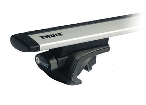 Купить багажник на крышу Thule Wing bar с аэродинамическими поперечинами для DAEWOO Nubira (Mk I) 5d универсал (97-03) на  рейлинги