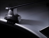 Багажник на крышу Thule SquareBar EVO сталь для CITRO?N C1  (05-14) хетчбек 5d  за дверной проем