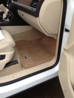 Коврики в салон текстиль для BMW 7**-Li F02 RWD 2012-> restyling LINER 3D Lux с бортиком бежевые