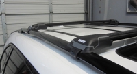 Багажник на крышу Thule WingBar EDGE Black крыловидный для  VOLKSWAGEN Golf Plus  (05-08) хетчбек 5d  на рейлинги