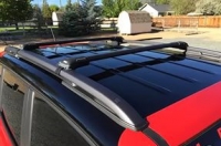 Багажник на крышу Thule WingBar EDGE Black крыловидный для  SUZUKI Ignis  (01-05) хетчбек 5d  на рейлинги