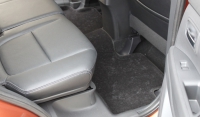 Коврики в салон текстиль для Subaru Forester IV 2013-> LINER 3D VIP с бортиком черные