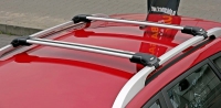 Багажник на крышу Thule WingBar EDGE крыловидный для  SUZUKI Ignis  (01-05) хетчбек 5d  на рейлинги