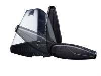 Багажник на крышу Thule Wing bar аэродинамический для DAEWOO Matiz (Mk II) 5d хетчбек (05-09) за дверной проем