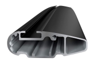 Багажник на крышу Thule Wing bar Black аэродинамический черный для PROTON Wira 5d хетчбек (93-07) за дверной проем