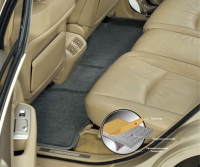 Коврики в салон текстиль для VW Tiguan 2011-> LINER 3D Lux с бортиком черные